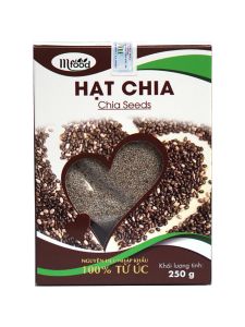 HẠT CHIA TRẮNG MFOOD - NK ÚC - HỘP GIẤY 250GR